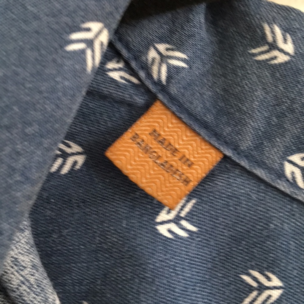 Blue Button-Up - Picture 4 of 4